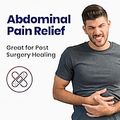 abordables Attelles et orthèses-Ceinture abdominale post-chirurgie pour abdominoplastie – Bande abdominale post-partum après section C, récupération du ventre, compression de l&#039;estomac, ceinture herniaire pour hommes et femmes après