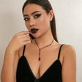 cheap Necklaces-Choker Necklace Rhinestones Women&#039;s Simple Gothic Classic Cool irregular Necklace For Party Halloween Club
