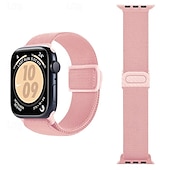 זול להקות Apple Watch-רצועת ספורט מותאם ל רצועת השעון של Apple Watch 38 מ&quot;מ 40 מ&quot;מ 41 מ&quot;מ 42 מ&quot;מ 44 מ&quot;מ 45 מ&quot;מ 49 מ&quot;מ אלסטי מתכוונן ניילון רצועת שעון חלופית ל iwatch Ultra 2 Series 9 8 7 SE 6 5 4 3 2 1