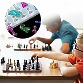 levne Antistresové pomůcky-DIY silikonová pryskyřice šachová forma přívěsek na výrobu šperků nástroj na výrobu formy řemeslo ruční práce