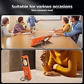 baratos Capa Samsung-Capa de Telefone Para Samsung Galaxy Z Flip 6 Z Flip 5 Z Flip 4 Z Flip 3 Capa Flip Suporte para Anel Magnético Suporte para Carregamento Sem Fio Armadura PC