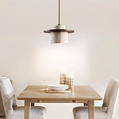 cheap Island Lights-Natural Stone Shade Pendant Light Japanese Wabi Sabi Hanging Lamp with E27 Base Bedside Restaurant Kitchen Aisle Bar Club Suspension Lamp