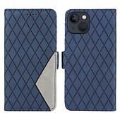 お買い得  iPhone用ケース-電話 ケース 用途 iPhone 16 iPhone 15 Pro Max iPhone 14 13 12 11 Pro Max Plus Mini SE ウォレットカードケース 磁石バックル 全身保護 キックスタンド 幾何学模様 TPU PUレザー