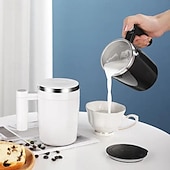tanie Sprzęt kuchenny-Kubek do mieszania, magnetyczny, automatyczny, mieszający kubek do kawy, elektryczny kubek ze stali nierdzewnej, leniwy kubek na wodę