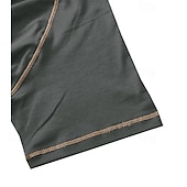 cheap Casual Henley Tee-Men&#039;s Button T Shirt T Shirt Henley Shirt Short Sleeve Shirt Short Sleeve Henley Summer Color Block Solid / Plain Color Fashion Designer Fashion Vacation Street Going out Dark Grey Wine Black Top Tee