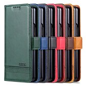 お買い得  サムスン用ケース-Samsung Galaxy Z Fold 6 Z Fold 5 Z Fold 4 Z Fold 3用の財布ケース、フルボディ保護キックスタンドカードスロット、レトロPC PUレザー
