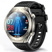 cheap Smartwatch-696 FD02 Smart Watch 1.46 inch Smartwatch Fitness Running Watch Bluetooth ECG+PPG Pedometer Call Reminder Compatible with Android iOS Women Men Hands-Free Calls Message Reminder IP 67 50mm Watch Case