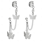 tanie Kolczyki-1 para Kolczyki drop Mankiet do uszu For Damskie Impreza / Wieczór Prezent Randka Stop Zwierzę