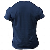 baratos Camisetas engraçadas para homens-Homens Gráfico Camiseta Manga Curta Camiseta Impressão 3D Gola Redonda Camisa Diário Designer Retro Vintage Esportes Feriado Para Noite Preto Azul Verde Primavera Verão Roupa S M L XL XXL XXXL