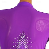 olcso Latin tánc ruházat-Latin tánc Ruha Kristályok / Strasszok Női Teljesítmény Hétköznapi viselet Hosszú ujj Spandex