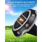 abordables Éclairages pour allées-Lampe enterrée solaire RVB aucun câblage requis éclairage automatique économie d&#039;énergie installation facile lumière LED solaire lampe de pelouse extérieure décoration d&#039;allée fournitures de jardin