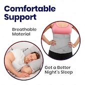 abordables Attelles et orthèses-Ceinture abdominale post-chirurgie pour abdominoplastie – Bande abdominale post-partum après section C, récupération du ventre, compression de l&#039;estomac, ceinture herniaire pour hommes et femmes après
