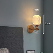 levne Vnitřní nástěnná světla-nástěnné nástěnné lampy osvětlovací těleso křišťálové svítidlo v severském moderním stylu osvětlení nahoru a dolů osvětlení nástěnné nástěnné nástěnné osvětlení pro ložnice obývací pokoj, noční lampa