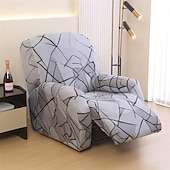 baratos Cobertura de Sofa-capa de sofá reclinável antiderrapante com tudo incluído massagem preguiçoso menino único assento capa de sofá durável poltrona capa protetora elástica para sala de estar ou móveis de escritório
