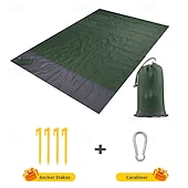 cheap Outdoor Rugs-Camping Mat Waterproof Pocket Beach Blanket Outdoor Grounding Mat Mattress Picnic Pocket Carpet Rug Sand Beach Mat Portable Folding Lightweight Sleeping Bed Pad