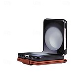 halpa Samsung-kotelot-puhelin Etui Käyttötarkoitus Samsung Galaxy Z-kääntö 7 Z Flip 6 Z Flip 5 Z Flip 4 Z Flip 3 Läppäkotelo Koko vartalon suoja Korttipaikka Iskunkestävä Retro PC PU-nahka