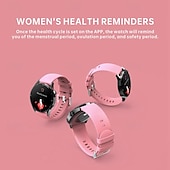Χαμηλού Κόστους Smartwatch-QS39 Εξυπνο ρολόι 1.32 inch Έξυπνο ρολόι Bluetooth ΗΚΓ + PPG Παρακολούθηση θερμοκρασίας Βηματόμετρο Συμβατό με Android iOS Γυναικεία Άντρες Μεγάλη Αναμονή Κλήσεις Hands-Free Αδιάβροχη IP 67