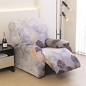 baratos Cobertura de Sofa-capa de sofá reclinável antiderrapante com tudo incluído massagem preguiçoso menino único assento capa de sofá durável poltrona capa protetora elástica para sala de estar ou móveis de escritório