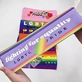 economico Accessori-LGBT LGBTQ Arcobaleno Fascia assorbente del sudore Per adulto Per uomo Per donna Gay Lesbica Parata dell&#039;orgoglio Mese dell&#039;orgoglio Mascherata Costume di Carnevale facile