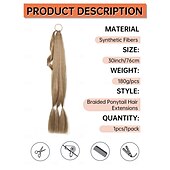 preiswerte Haare häkeln-Erweiterung Jumbo Box Zöpfe Synthetische Haare Geflochtenes Haar 2 Stück / Packung
