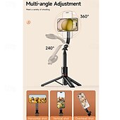 abordables Palos selfie-Palo de selfie  Bluetooth Extensible Longitud máxima 104.5 cm Para Universal Androide / iOS Universal