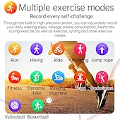 cheap Smartwatch-696 FD02 Smart Watch 1.46 inch Smartwatch Fitness Running Watch Bluetooth ECG+PPG Pedometer Call Reminder Compatible with Android iOS Women Men Hands-Free Calls Message Reminder IP 67 50mm Watch Case