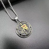 preiswerte Zubehör und mehr-Halskette Retro Vintage Mittelalterlich Metalllegierung Für Ritter Ritter Wikinger Cosplay Unisex Modeschmuck Modeschmuck