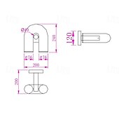 economico Lampade LED da parete-Lightinthebox Cirkus Lampada da parete decorativa per interni Elegante stile nordico in ferro e ABS Lampada da parete moderna a forma di U Doppia sorgente luminosa Luce a 3 colori per corridoio