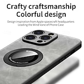 halpa iPhone-kotelot-puhelin Etui Käyttötarkoitus iPhone 16 15 14 Pro Max Plus 15 14 Pro Max 13 12 11 Pro Max Takakuori Tuella Tukee langatonta latausta Iskunkestävä TPU PU-nahka