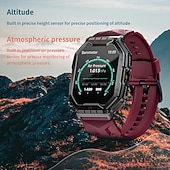 abordables Relojes inteligentes-LOKMAT OCEAN 3 PRO Reloj inteligente 2.1 pulgada Smartwatch Reloj elegante Bluetooth Podómetro Recordatorio de Llamadas Seguimiento de Actividad Compatible con Android iOS Mujer Hombre Larga espera