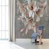 Недорогие Обои-крутые обои 3d розовые цветы обои настенная роспись настенное покрытие наклейка очистите и приклейте съемный материал ПВХ/винил самоклеящийся/клей необходимый декор стен для гостиной, кухни, ванной