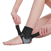 cheap Braces &amp; Supports-1pc One Size Adjustable Ankle Brace-Breathable Ankle Support With Silicone-Neoprene Ankle And Heel Stabilizer-foot Sleeve For Men And Women - For Sports, Running, Fitness, Volleyball and Basketball