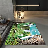 economico Tappetini e tappeti-tappetino da bagno forestale antiscivolo deco tappetino da bagno in terra diatomacea tappetino morbido in gomma antiscivolo tappetino da bagno sottile super assorbente ad asciugatura rapida per sotto