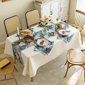cheap Table Runners-Wide Border Jacquard Table Runner with Messy Colorful Leaves 71/79/87inch Long