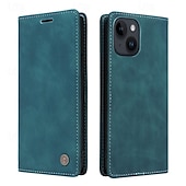 Недорогие Чехлы для iPhone-телефон Кейс для Назначение айфон 16 iPhone 15 Pro Max iPhone 14 13 12 11 Pro Max Plus Кошелек для карт Полная защита тела Откидная подножка Разъем для карты Ретро ТПУ Кожа PU