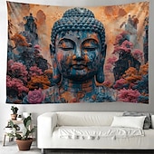 tanie gobelin boho-boho budda wiszący gobelin wall art duży gobelin mural wystrój fotografia tło koc zasłona strona główna sypialnia dekoracja salonu