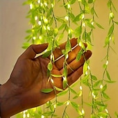 お買い得  USB電源-3m * 1m ストリングライト 100 LED 1個 温白色 マルチカラー ネットホワイト 人工植物ライト 屋内 パーティー USBパワード