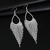 cheap Earrings-Women&#039;s Earrings Fancy Joy Stylish Luxury Earrings Jewelry Silver For Party