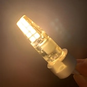 זול נורות דו-פיניות לד-10 יחידות g4 נורת led 2w ללא הבהוב ac/dc 12v 2835smd מנורת סיליקון בהירה 8led לבן חם 360 מעלות זווית נורת led עבור נברשת תליון