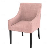 Linen Cotton Chair Cover with Armrests Solid Color Quilted Slipcovers SAKcover LITB PRIME cover 30