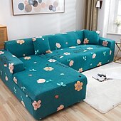 cheap Sofa Cover-Jersey Fabric Lazy Sofa Cover in Florqal&amp; Geometric Pattern for Indoor Use