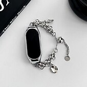 ieftine Alte curele de ceas-Bandă de ceas inteligent Compatibil cu Xiaomi Mi Band 8 Mi Band 7 (NFC) Band 6/5 NFC Band 4/3 NFC Ceas inteligent Curea cu Case Împletit Robust Bratara de bijuterii Înlocuire Brăţară