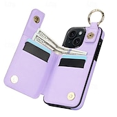Χαμηλού Κόστους iPhone Θήκες-τηλέφωνο tok Για iPhone 16 iPhone 15 Pro Max iPhone 14 13 12 11 Pro Max Plus Mini SE Θήκη κάρτας πορτοφολιού Φερμουάρ Σταντ ποδηλάτου Υποδοχή κάρτας Ρετρό TPU PU δέρμα