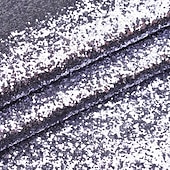 お買い得  ストレス解消グッズ-PU 大型グリッター ゴールド オニオン パウダー ファブリック 六角形 粗い砂 スパンコール 輝くパウダー 人工皮革 グリッター 素材 1*1.38m