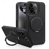 זול נרתיקים לאייפון-טלפון מגן עבור אייפון 16 iPhone 15 Pro Max iPhone 14 13 12 11 Pro Max Plus כיסוי אחורי עם מעמד תמיכה בטעינה אלחוטית עמיד בזעזועים רטרו TPU עור PU