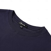 economico T-shirt e Canottiere Elite da Uomo-Per uomo Lettera Maglietta Camicia a Maniche Corte 100% Cotone Manica Corta Grafico Camicia Bianco Blu marino Grigio Maglietta comoda Vacanza Streetwear Abbigliamento di stilista