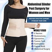 cheap Braces &amp; Supports-Postpartum Belly Band &amp; Abdominal Binder Post Surgery Compression Wrap Recovery Support Belt