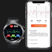 Χαμηλού Κόστους Smartwatch-φυσιοθεραπεία λέιζερ γλυκόζης αίματος έξυπνο ρολόι υγείας ρολόι γυμναστικής τρεξίματος bluetooth βηματόμετρο παρακολούθησης θερμοκρασίας συμβατό με android ios γυναίκες άνδρες ip67 αδιάβροχο
