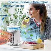 cheap Fans-USB Desktop Spray Air Cooler – Mini Water Cooling Fan with Humidifier for Home Office Dormitory Use