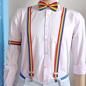 economico Accessori-Arcobaleno Halloween Altri accessori Bretelle LGBT LGBTQ Gay Lesbica Adulti Unisex Carnevale Parata dell&#039;Orgoglio Mese dell&#039;orgoglio Festival Costumi di Halloween facili Vestirsi